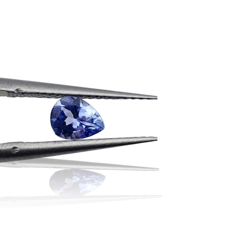 Tanzanite teardrop faceted 5x4 mm no 44