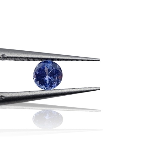 Tanzanite round faceted fi 4 mm no 17