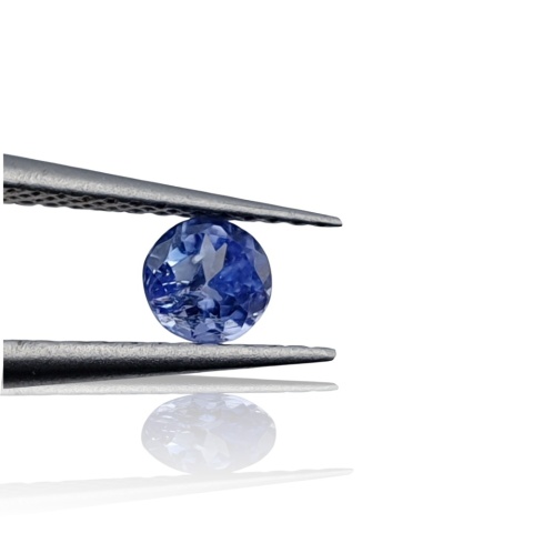 Tanzanite round faceted fi 4 mm no 2