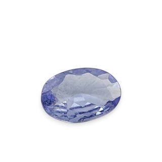 Tanzanite oval faceted 6x4 mm no 24