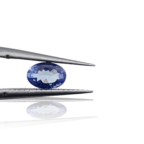 Tanzanite oval faceted 6x4 mm no 25