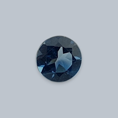 Topaz London Blue fasetowany okrągły fi 5 mm nr 6