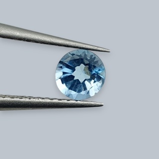 Topaz swiss blue fasetowany okrągły fi 4 mm nr 23