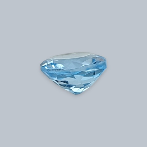 Topaz swiss blue fasetowany okrągły fi 5 mm nr 4