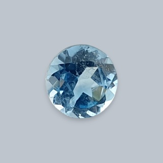 Topaz swiss blue fasetowany okrągły fi 5 mm nr 7