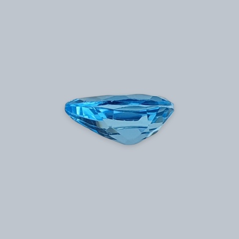 Topaz Swiss Blue Teardrop Faceted 8x5 mm no 48