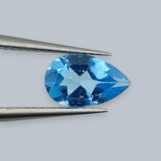 Topaz swiss blue łezka fasetowana 8x5 mm nr 50