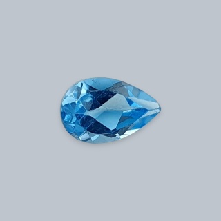 Topaz Swiss Blue Teardrop Faceted 8x5 mm no 53