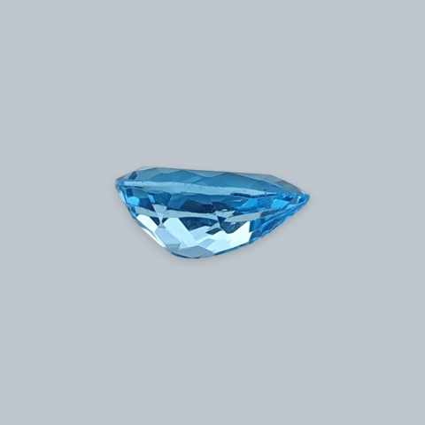 Topaz Swiss Blue Teardrop Faceted 8x5 mm no 55
