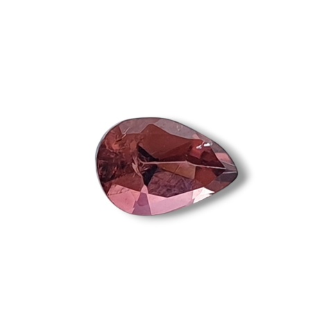 Tourmaline teardrop faceted 6x4 mm no 70