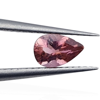 Tourmaline teardrop faceted 6x4 mm no 71