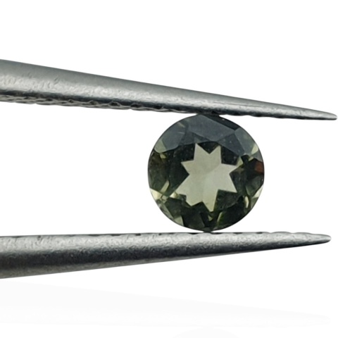 Turmalin okrągły fasetowany fi 4 mm nr 28