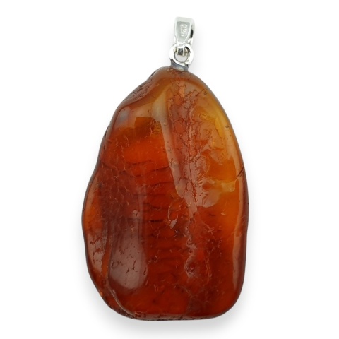 Bursztyn bałtycki zawieszka 36x24 mm nr 108