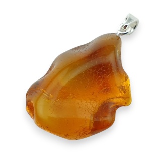 Baltic Amber Pendant 36x25 mm no 29