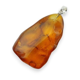 Baltic Amber Pendant 36x25 mm no 74