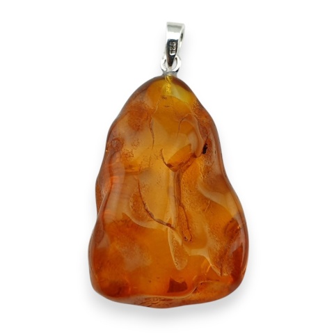 Bursztyn bałtycki zawieszka 36x25 mm nr 74