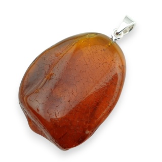 Bursztyn bałtycki zawieszka 36x28 mm nr 65