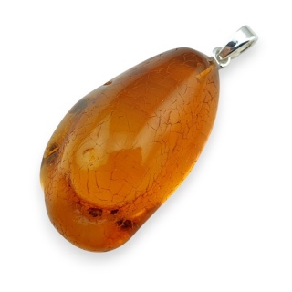 Bursztyn bałtycki zawieszka 37x21 mm nr 76