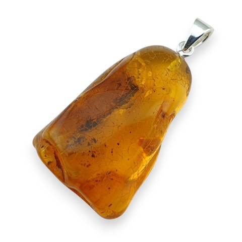 Bursztyn bałtycki zawieszka 37x23 mm nr 49
