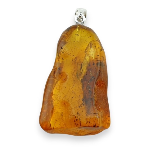 Bursztyn bałtycki zawieszka 37x23 mm nr 49