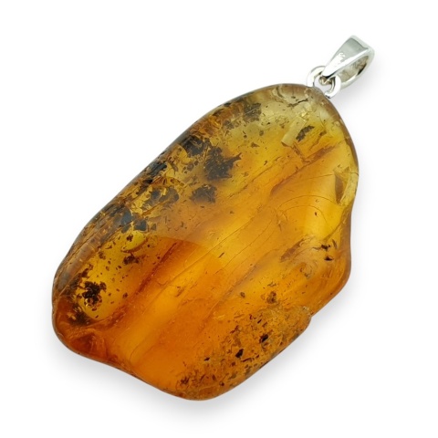 Bursztyn bałtycki zawieszka 37x23 mm nr 89