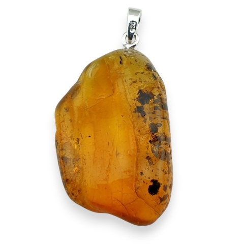 Bursztyn bałtycki zawieszka 37x23 mm nr 89