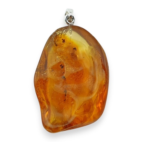 Bursztyn bałtycki zawieszka 37x25 mm nr 77
