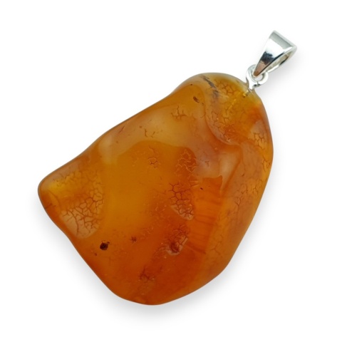 Bursztyn bałtycki zawieszka 37x26 mm nr 26