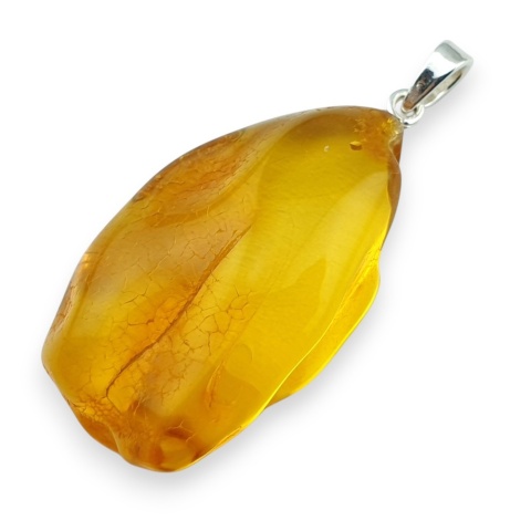 Bursztyn bałtycki zawieszka 38x21 mm nr 82