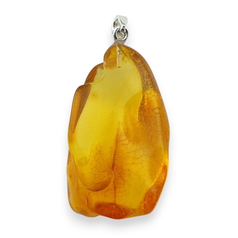 Bursztyn bałtycki zawieszka 38x21 mm nr 82