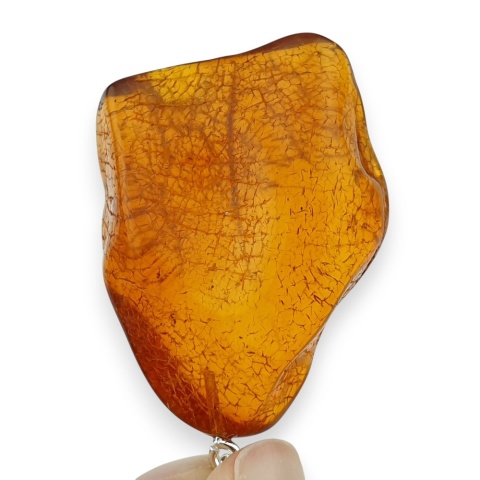 Bursztyn bałtycki zawieszka 38x29 mm nr 17