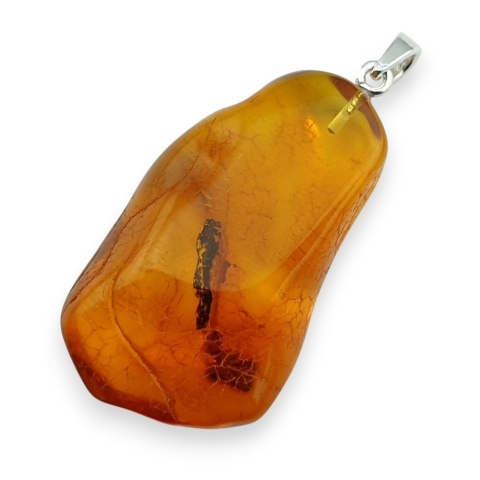 Baltic Amber Pendant 39x22 mm no 105