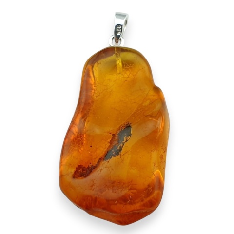 Baltic Amber Pendant 39x22 mm no 105