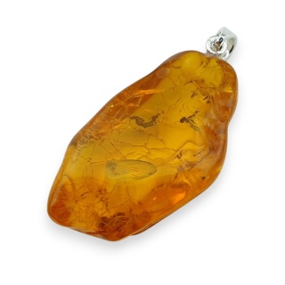 Bursztyn bałtycki zawieszka 39x22 mm nr 16