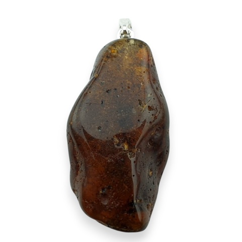 Bursztyn bałtycki zawieszka 39x22 mm nr 88