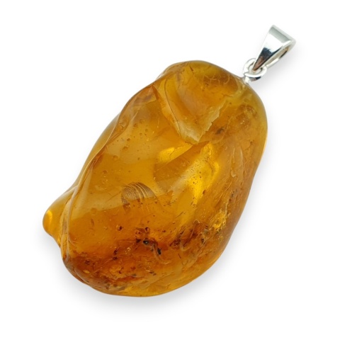 Bursztyn bałtycki zawieszka 39x25 mm nr 3
