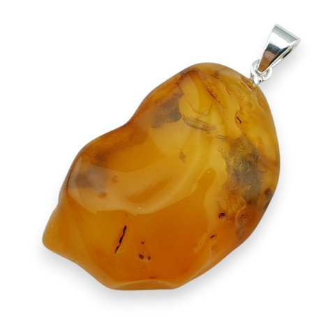 Bursztyn bałtycki zawieszka 39x25 mm nr 41
