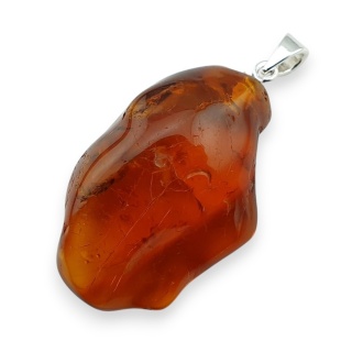 Bursztyn bałtycki zawieszka 39x26 mm nr 61