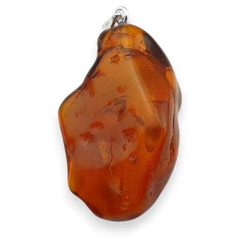 Bursztyn bałtycki zawieszka 39x26 mm nr 61