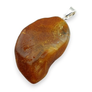 Bursztyn bałtycki zawieszka 40x26 mm nr 27