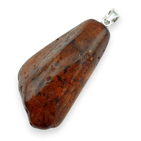 Bursztyn bałtycki zawieszka 41x22 mm nr 12