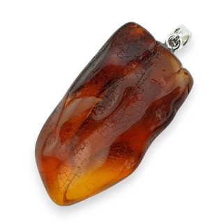 Bursztyn bałtycki zawieszka 41x22 mm nr 52
