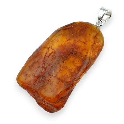 Baltic Amber Pendant 41x25 mm no 54