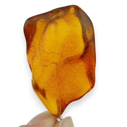 Bursztyn bałtycki zawieszka 41x26 mm nr 25