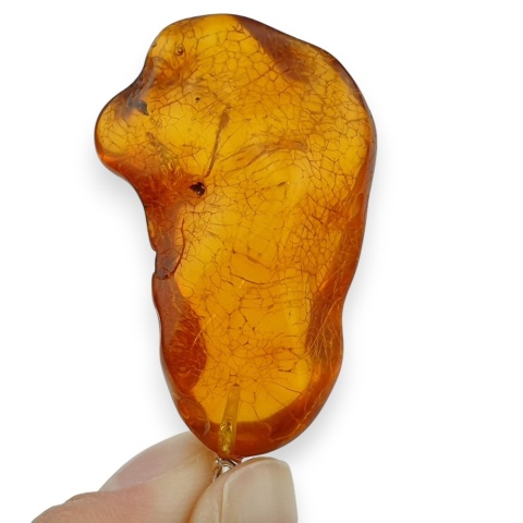 Bursztyn bałtycki zawieszka 41x27 mm nr 44