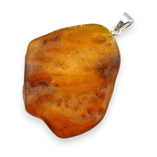 Bursztyn bałtycki zawieszka 42x33 mm nr 34