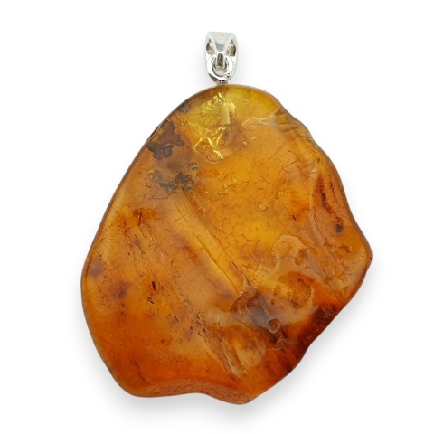 Baltic Amber Pendant 42x33 mm no 34