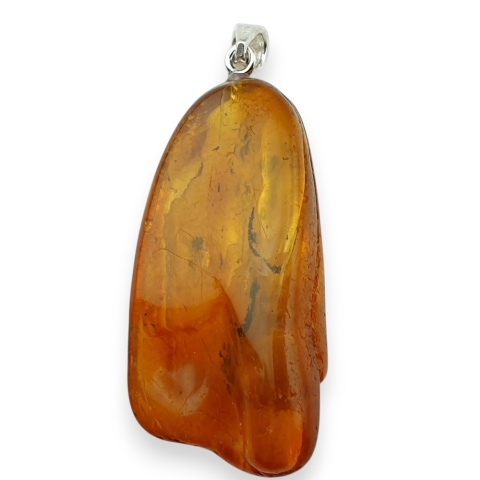 Bursztyn bałtycki zawieszka 43x21 mm nr 57
