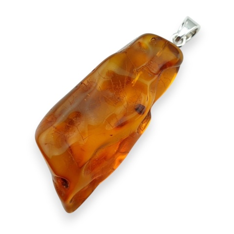 Baltic Amber Pendant 44x20 mm no 69