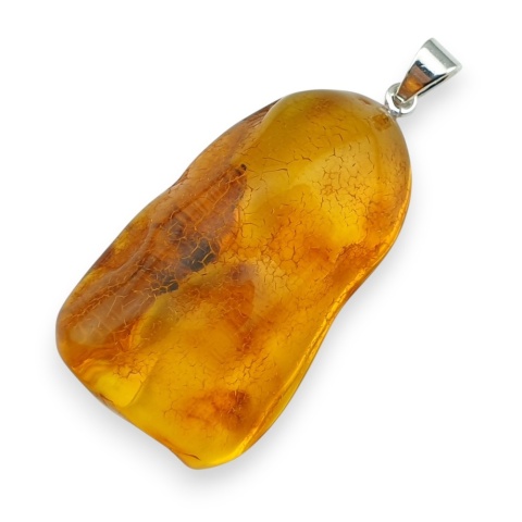 Baltic Amber Pendant 44x24 mm no 60